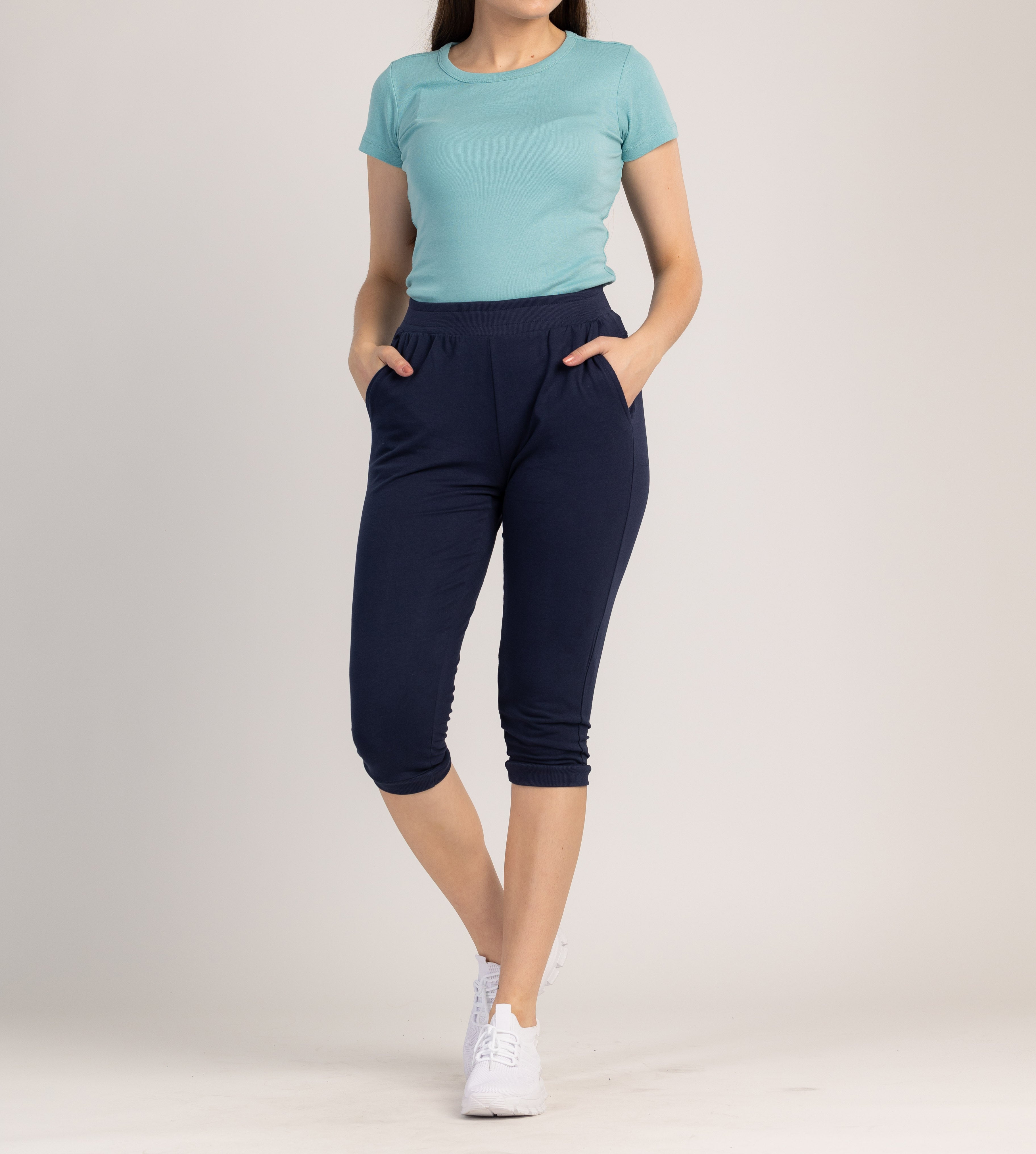 AURELIA – Damskie spodenki 3/4 ze 100% bawełny