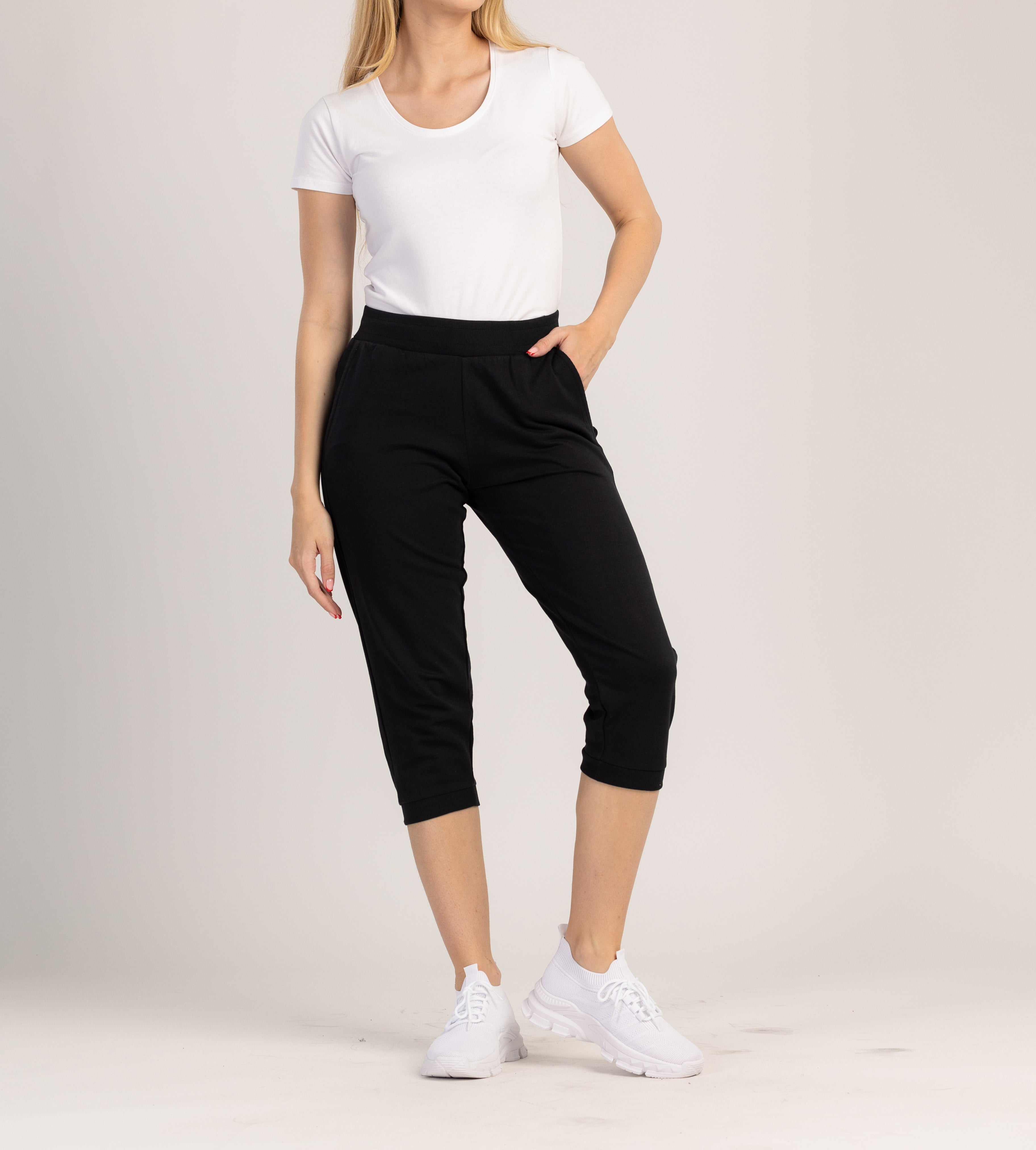 AURELIA – Damskie spodenki 3/4 ze 100% bawełny