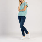TEEZY – Damski bawełniany T-shirt z nadrukiem